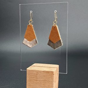Arete Piel Poligono Chico